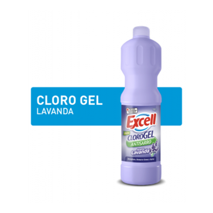 Cloro Gel EXCELL Lavanda 900 Cc